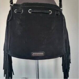Vintage Steve Madden Suede Western Tassel Bag